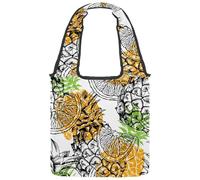 lcndlsoe Sac fourre-tout en toile, motif oiseaux d'autruches, sac à main pour femme, sac à main pour le travail, le shopping, la salle, Multicolore 3., 14.1x14.9in/36x38cm
