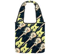 lcndlsoe Sac fourre-tout en toile, motif oiseaux d'autruches, sac à main pour femme, sac à main pour le travail, le shopping, la salle, Multicolore 6., 14.1x14.9in/36x38cm