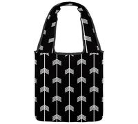lcndlsoe Sac fourre-tout en toile, sac à main à bandoulière pour femme, motif bateau à voile coloré, fond bleu marine, pour le travail, le shopping, la salle, Multicolore 6., 14.1x14.9in/36x38cm