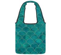 lcndlsoe Sac fourre-tout en toile, sac à main à bandoulière pour femme, motif bateau à voile coloré, fond bleu marine, pour le travail, le shopping, la salle, Multicolore 7., 14.1x14.9in/36x38cm