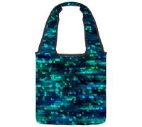 lcndlsoe Sac fourre-tout en toile, sac à main à bandoulière pour femme, motif bateau à voile coloré, fond bleu marine, pour le travail, le shopping, la salle, Multicolore 14., 14.1x14.9in/36x38cm