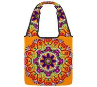 lcndlsoe Sac fourre-tout en toile, sac à main à bandoulière pour femme, motif dinosaures, reptiles, préhistoriques, pour le travail, le shopping, la salle de sport, Multicolore 8., 14.1x14.9in/36x38cm