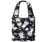 lcndlsoe Sac fourre-tout en toile, sac à main pour femme, motif dinosaures, sac à main pour le travail, le shopping, la salle, Multicolore 4., 14.1x14.9in/36x38cm