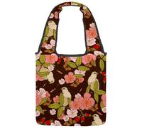 lcndlsoe Sac fourre-tout en toile, tour Eiffel, amour, cœur, thé, vin, sac à main pour femme, sac à main pour le travail, le shopping, la salle de sport, Multicolore 15., 14.1x14.9in/36x38cm