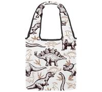 lcndlsoe Sac fourre-tout en toile, vintage Let's Go for a Ride Bicycle Floral Sac à main pour femme pour le travail, le shopping, la salle de sport, Multicolore 9., 14.1x14.9in/36x38cm