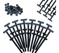 LCPKUTTR Nylon Universal Cable Tie Buckle - Heavy Duty Self-Locking Zip Ties Holder with Pin & Button Design, Plastic Cable Ties Tool Fasteners Car Body, Resistant Zipties eg2dr-1111(30 Pcs)