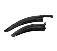 LCQSYE Garde-Boue 2 pièces VTT Garde-Boue Ailes Cyclisme VTT VTT Avant arrière Ensemble Garde Boue de Vélo(Black)
