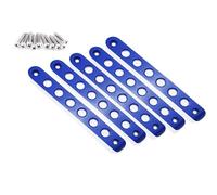 LCQSYE Garniture de poignée de porte latérale pour Jeep compatible avec Wrangler JK JKU, compatible avec Liberty, Sahara et Unlimited (2007-2018) - Extérieur(Blue)