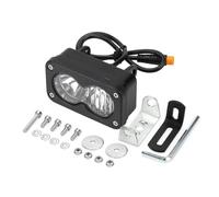 LCQSYE Moto Phares Convient pour Ridstar Q20/Q20 Lite/Q20 Pro avec support de montage, Kit de phares avant Plug And Play Moto Projecteur Avant(Red)