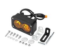 LCQSYE Moto Phares Convient pour Ridstar Q20/Q20 Lite/Q20 Pro avec support de montage, Kit de phares avant Plug And Play Moto Projecteur Avant(Amber)