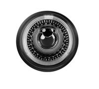 LCQSYE Moto Phares Phare LED rond Convient pour Dyna Street Bob Low Rider Night Rod Train Softail Sportster Iron 8835-3/4 5.75 pouces Moto Projecteur Avant(M008X)