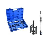 LCQSYE Moyeu de Roue de Vitesse Séparateur Extracteur roulement intérieur, Kit d'outils d'extraction roulement intérieur Aveugle, Marteau Coulissant, Ensemble Retrait Interne 12 pièces 8-25MM