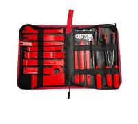 LCQSYE Presse à buselures Kit de démontage intérieur pour Voiture, Outil de démontage de Garniture de Panneau, démonte-Plastique, Mallette complète Outil Extracteur(25PCS (Box))