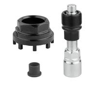 LCQSYE Presse à buselures Outil à Huit encoches pour boîtier de pédalier côté entraînement de vélo, Compatible avec Les cuvettes de pédalier ISIS Outil Extracteur(Black Socket Tool B)