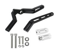 LCQSYE Sélecteur Vitesse Gear Shifter en Métal Manette Le Levier de changement de vitesse réglable pour moto, chromé/noir, compatible avec Harley Nightster RH975/S, aluminium(Chrome)