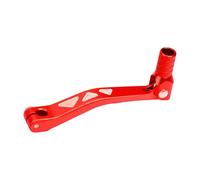 LCQSYE Sélecteur Vitesse Gear Shifter en Métal Manette Le Levier de vitesse pliable en aluminium CNC pour moto, compatible avec les motos tout-terrain XR/CRF 50 cc, 70 cc, 110 cc et 125 cc.(Red)