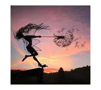 LCQSYE Statues décoratives Dancing Fairy Statue Miniature Sculpture Mythical Garden Figurine Fairies Pixies Yard Decor Ornements de Statues(E)