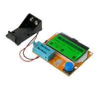 LCR-T4 Testeur de compteur pour transistors, diodes, condensateurs et inducteurs - Détection automatique, écran LCD 128 x 64, alimenté par batterie 9 V - Pour les amateurs d'électronique et les