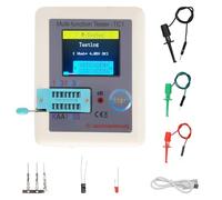 LCR-TC1 Testeur de transistors AYWHP ESR Mètre Multifonction Tester LCR Testeur de Transistor avec écran couleur TFT pour diodes, triodes, condensateurs, NPN, PNP, MOSFET IR