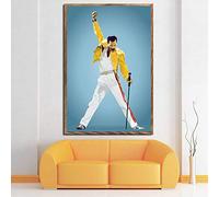LCSLDW Impression sur Toile Freddie Mercury Reine Musicien Affiche Mur Art Photo Affiches Et Impressions Toile Peinture Chambre Décor À La Maison, 50X70 Cm sans Cadre