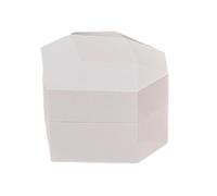 LCSVCCXA Boîte Lumineuse, Petite Boîte à Bijoux pour Colliers, écrin à Bijoux pour Cérémonies, Fiançailles, Anniversaires, Saint-Valentin, Blanc