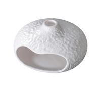 LCSVCCXA Brûleur D'Encens Brûleur pour Bâtonnets Porte-encens Céramique Bol à Purification Porte-cône Fonction Multiusage Convient à La Méditation D, Blanc