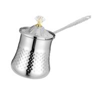 LCSVCCXA Cafetière En Acier Inoxydable avec Poignée Ergonomique Bec Anti-débordement Couvercle Hermétique Adaptée pour Induction et Convenant pour La Maiso, M