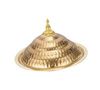 LCSVCCXA Cloche à Hamburger Couvercle de Gril Dome Métal Accessoire de Cuisson en INOX Résistant pour Steak et Burger Convient Aux Réunions Familiales Banquets, Or