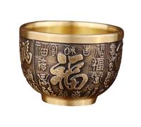 LCSVCCXA En Laiton Bol Figurine Ornement Feng Shui Créatif En Cuivre Adapté pour Pièce à Vivre Espace de Travail Décoration Cadeau, Style B