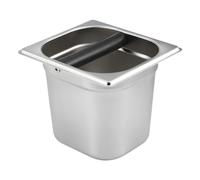 LCSVCCXA Espresso Boîte à Frappes Bac à Café Métal Résistant Collecteur Stable Accessoire Machine Espresso Nettoyage Commode Adapté à Cuisine Boutique, L