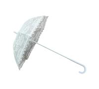 LCSVCCXA Parasol Vintage en Dentelle Blanche avec Longue Poignée, Accessoire élégant et Décoratif pour Les Mariées et Leurs Demoiselles d'honneur, Idéal Po, Style B