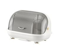 LCSVCCXA Porte-bouteilles avec Couvercle Anti-poussière, Plateau Amovible et Structure Aérée, Idéal pour La Cuisine Ou, S Porcelain White