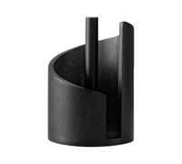 LCSVCCXA Porte-rouleau de Papier Essuie-tout En Bois, Distributeur de Mouchoirs, Présentoir à Serviettes, Organiseur de Mouchoirs, Distributeur, Noir