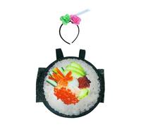 LCSVCCXA Rouleau de Sushi, Déguisement D'Halloween, Jeu de Rôle avec Serre-tête pour Les Fêtes D'anniversaire, taille enfant