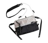 LCSVCCXA Sac Bandoulière pour Homme, Imperméable, Zippé, Décontracté et élégant, Petit Sac Bandoulière pour Hommes et Femmes, Gris Clair