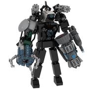 LCTM Construction Blocs Toilette Titan Figurines Ensemble Homme Caméraman Skibidi Haut-Parleur TV Biochim Roi Clockman Jouet Enfants Garçons Filles Fans Adultes Modèle Briques Assembler F