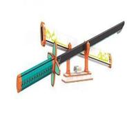 LCTM éPéE Tueur De DéMons Kit Construction Jouet Blocs Serrage ModèLe Cadeau pour Adultes Et GarçOns à Partir avec Ouvre-Lettre en Forme D'éPéE Base Accessoire La Maison Le Bureau Cadeau C