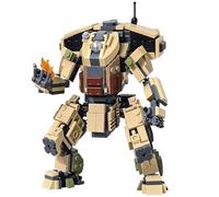 LCTM Kit de Construction de Robot Méca Armuré Figurine Action avec Canons et Fonction de Tir Jouet de Bricolage Créatif pour Cinéphiles pour Les Fans de Sci FI B