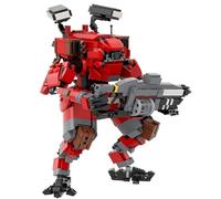 LCTM Kit de Construction de Robot Méca Armuré Figurine Action avec Canons et Fonction de Tir Jouet de Bricolage Créatif pour Cinéphiles pour Les Fans de Sci FI B