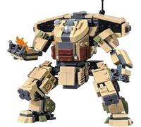 LCTM Kit de Construction de Robot Méca Armuré Figurine Action avec Canons et Fonction de Tir Jouet de Bricolage Créatif pour Cinéphiles pour Les Fans de Sci FI B