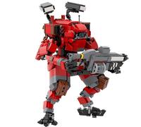 LCTM Kit de Construction de Robot Méca Armuré Figurine Action avec Canons et Fonction de Tir Jouet de Bricolage Créatif pour Cinéphiles pour Les Fans de Sci FI B