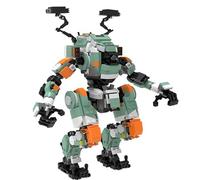 LCTM Kit de Construction de Robot Méca Armuré Figurine Action avec Canons et Fonction de Tir Jouet de Bricolage Créatif pour Cinéphiles pour Les Fans de Sci FI B