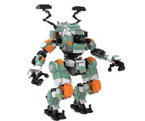 LCTM Kit de Construction de Robot Méca Armuré Figurine Action avec Canons et Fonction de Tir Jouet de Bricolage Créatif pour Cinéphiles pour Les Fans de Sci FI B