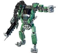 LCTM Mecha Homme Blocs Jouet De Robot Avecl Armure War Machine Canons Tir Personnage Cadeau pour CinéPhiles GarçOns Et Filles Collectible Building Kit with L'Infini Super HéRos A