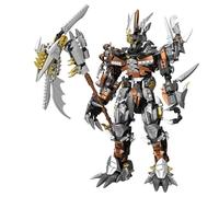 LCTM Mecha Homme Blocs Jouet De Robot Avecl Armure War Machine Canons Tir Personnage Cadeau pour CinéPhiles GarçOns Et Filles Collectible Building Kit with L'Infini Super HéRos A