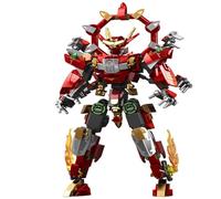 LCTM Mecha Homme Blocs Jouet De Robot Avecl Armure War Machine Canons Tir Personnage Cadeau pour CinéPhiles GarçOns Et Filles Collectible Building Kit with L'Infini Super HéRos A