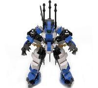 LCTM Mecha Homme Blocs Jouet De Robot Avecl Armure War Machine Canons Tir Personnage Cadeau pour CinéPhiles GarçOns Et Filles Collectible Building Kit with L'Infini Super HéRos B