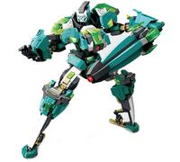 LCTM Mecha Homme Blocs Jouet De Robot Avecl Armure War Machine Canons Tir Personnage Cadeau pour CinéPhiles GarçOns Et Filles Collectible Building Kit with L'Infini Super HéRos B