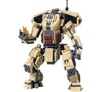 LCTM Mecha Homme Blocs Jouet De Robot Avecl Armure War Machine Canons Tir Personnage Cadeau pour CinéPhiles GarçOns Et Filles Collectible Building Kit with L'Infini Super HéRos A