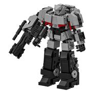 LCTM Mecha Homme Blocs Jouet De Robot Avecl Armure War Machine Canons Tir Personnage Cadeau pour CinéPhiles GarçOns Et Filles Collectible Building Kit with L'Infini Super HéRos A